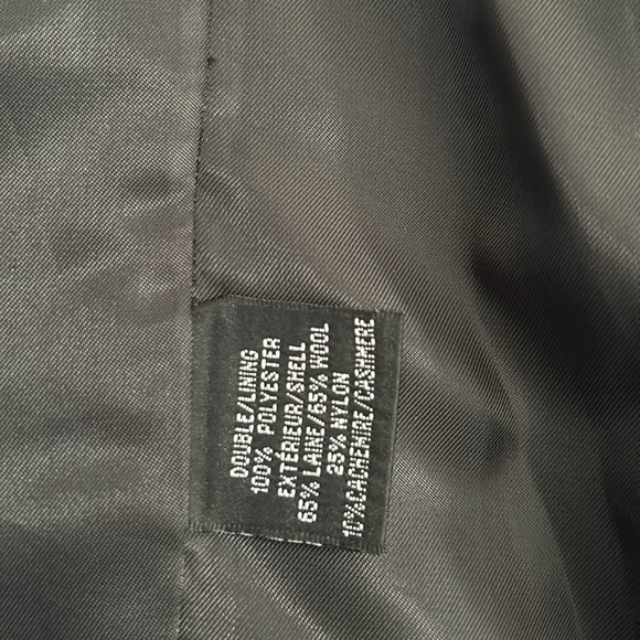 Brogue Italian Cashmere Trench coat - Picture 5 of 7